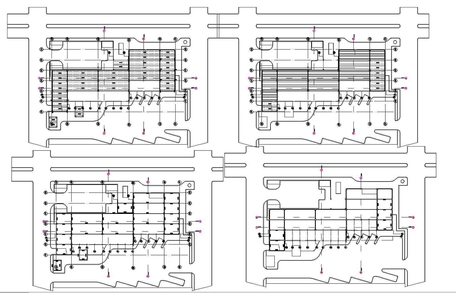 Detailed architectural plan detail dwg file.