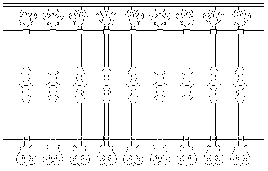Details of a rail