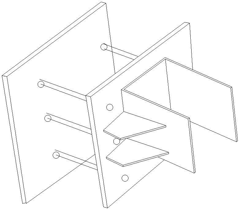 Detail section of Proscenio in AutoCAD 2D, dwg file, CAD file