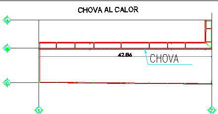 Details of heat molding of chova on deck