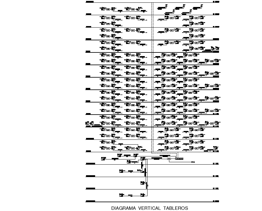 Series Circuit Diagram In DWG File