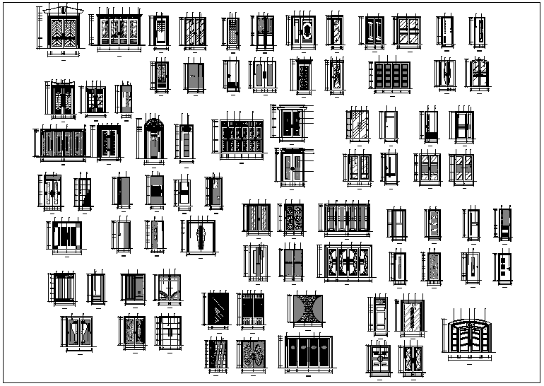 Different door design view