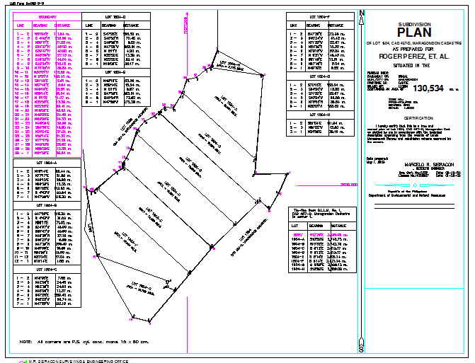 Different size of plot detail