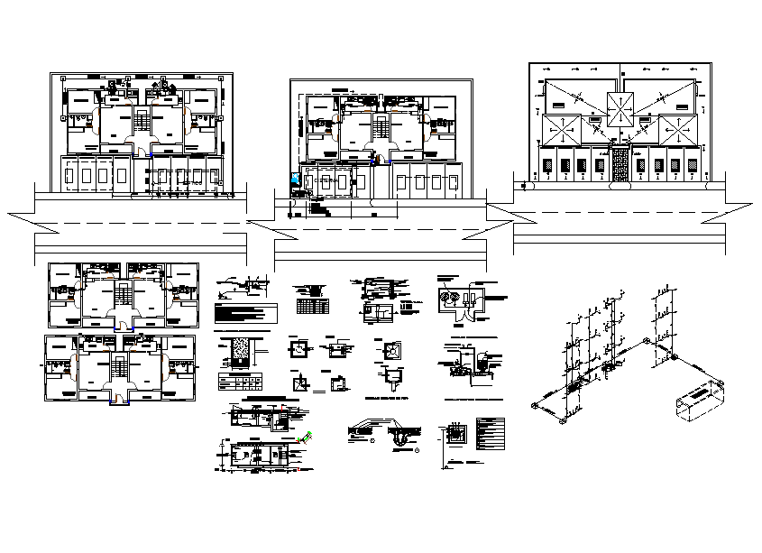 Disco stage drawing and detail in cad files