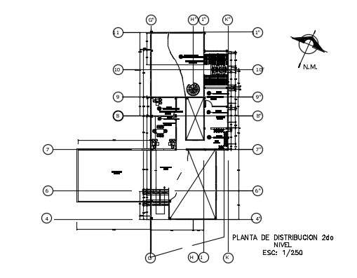 Distribution Plant In AutoCAD File