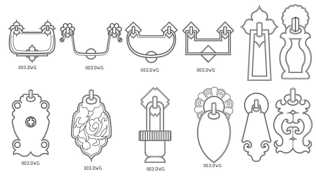 Door Knobs CAD File