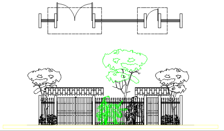 Elevation DWG file of doors and windows for CAD users