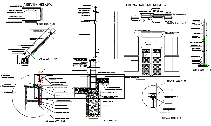 Door framing detail dwg file