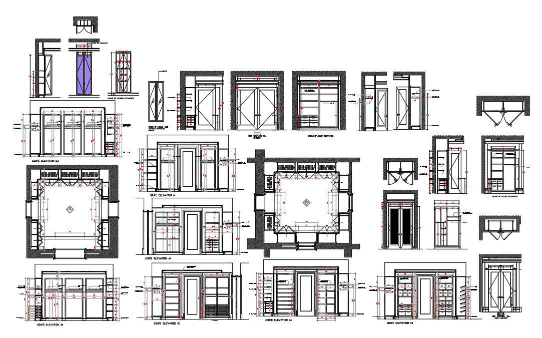 Door structure details