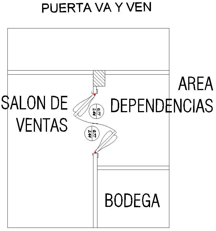  Doors Opening and close details.