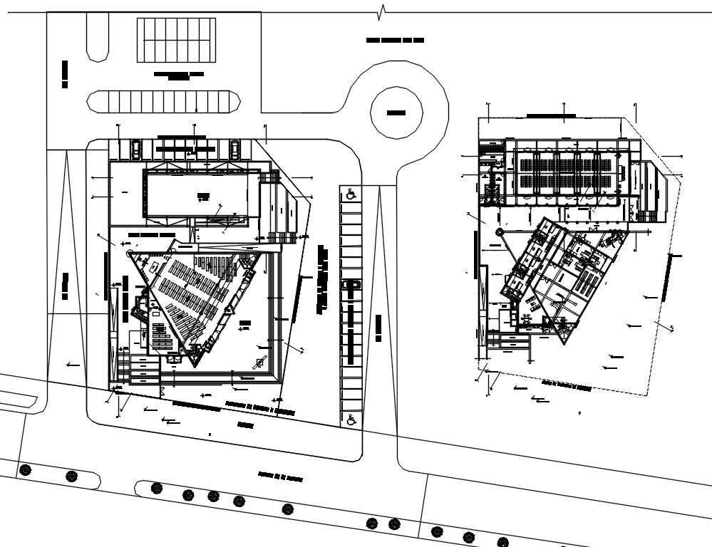 Dormitory Floor Plan DWG File
