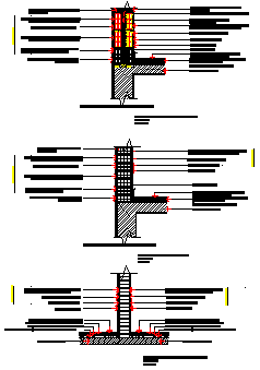 Double wall section design drawing