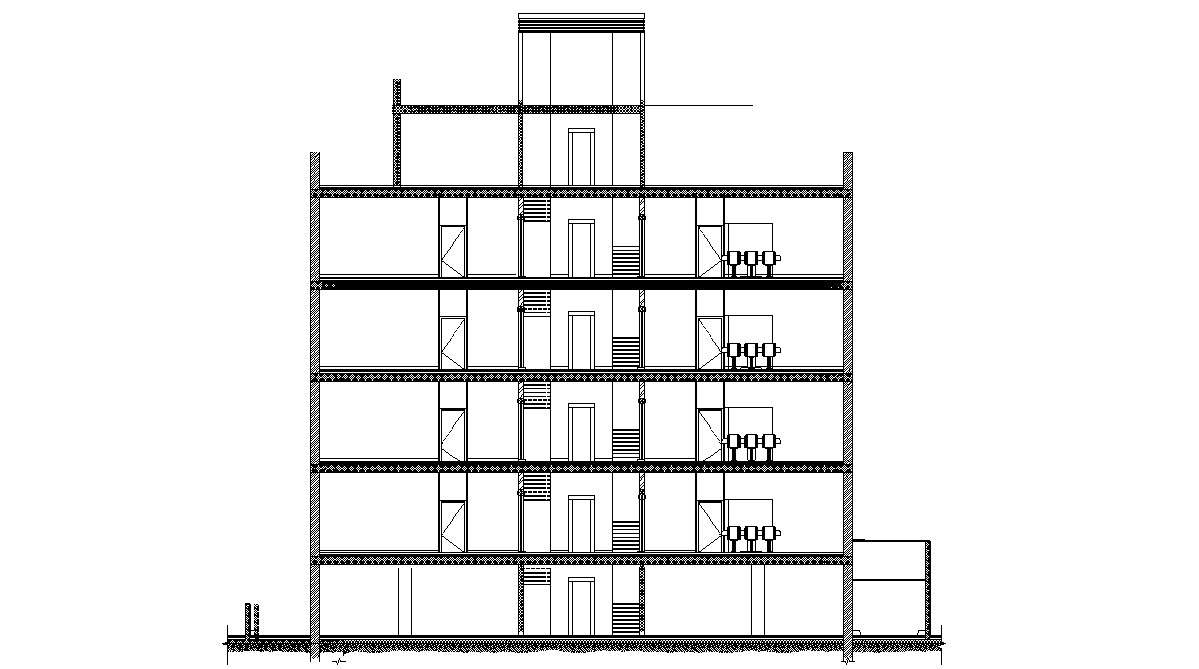 Download Apartment Building Cross Section Drawing