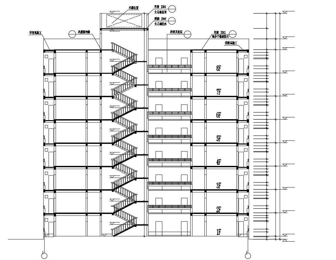 Download Building Section CAD Drawing 