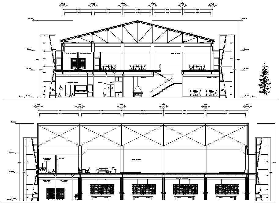 Download Building Section Drawing CAD File 