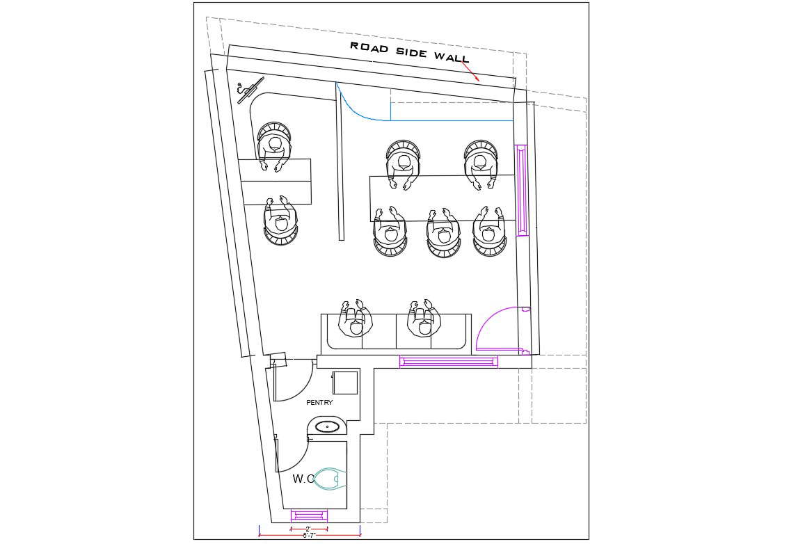 Download Free AutoCAD File Of Small Office Furniture Plan
