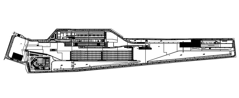 Download Free Commercial Building Plan DWG File