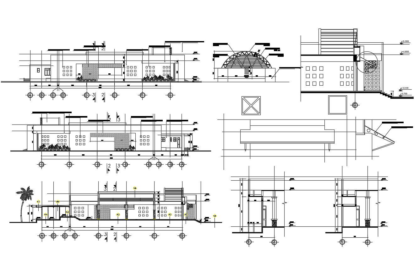 Download Shop Elevation CAD Drawing 