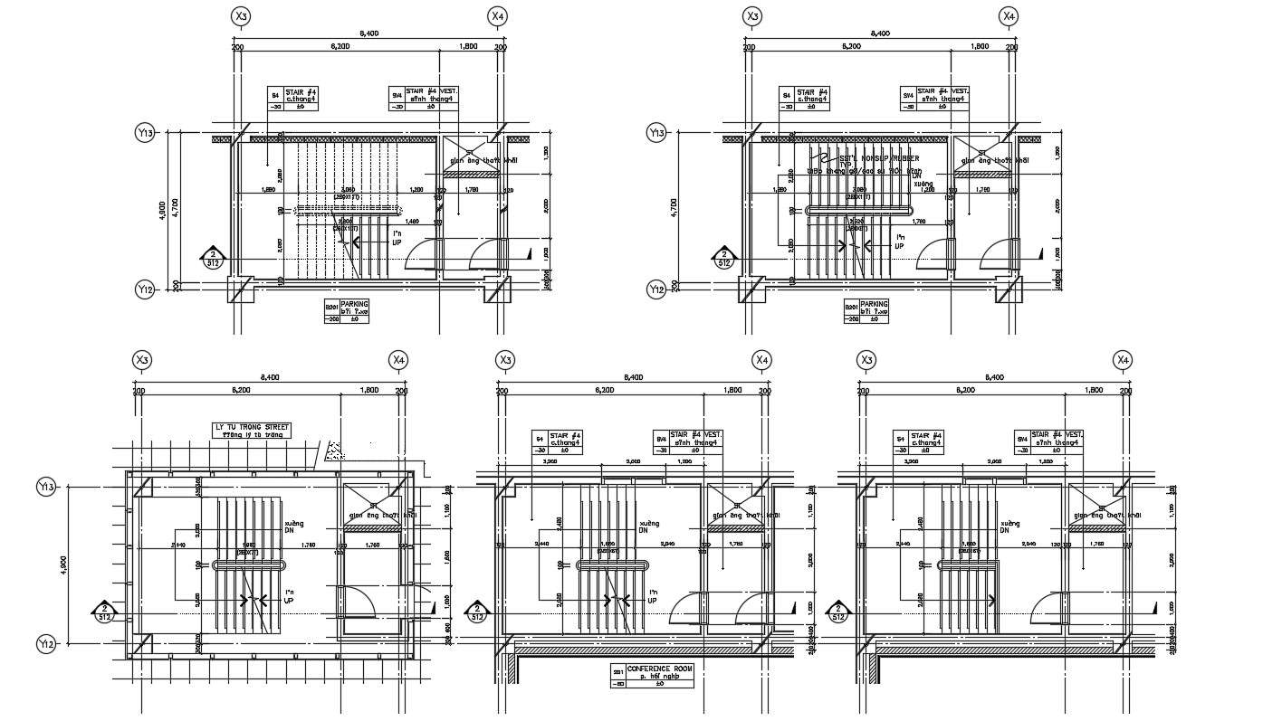 Download Stair Plan Design AutoCAD File 