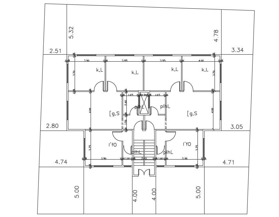 Download Free 2 BHK apartment House Plan Design