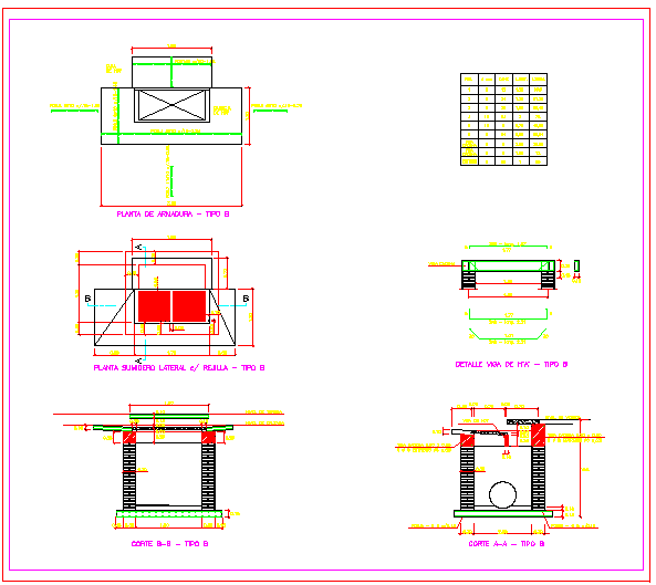Drain details 