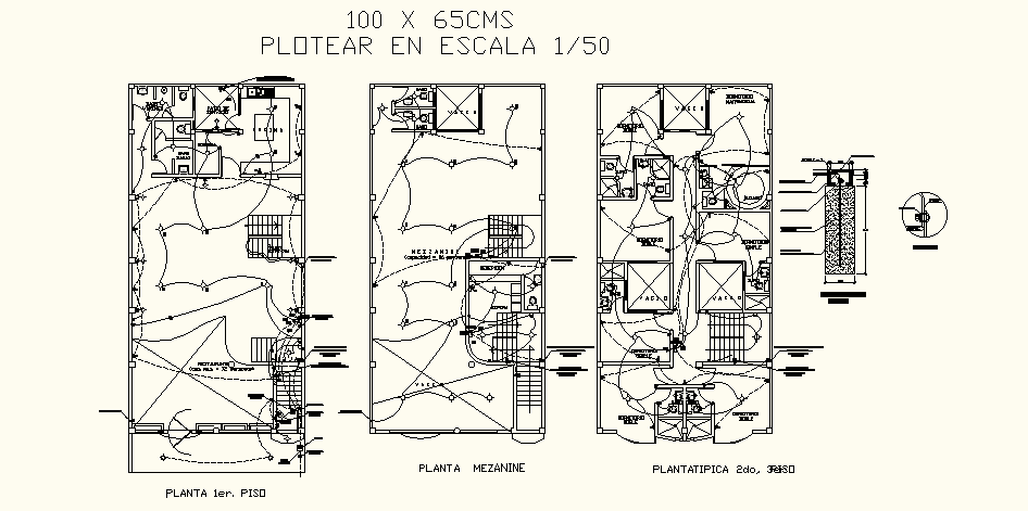 Electrical Layout Plan In AutoCAD File