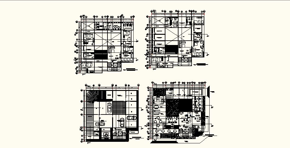 Hotel Plans In DWG File