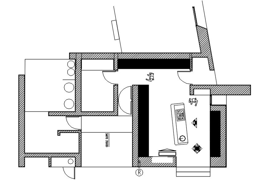 Building Floor Layout In DWG File