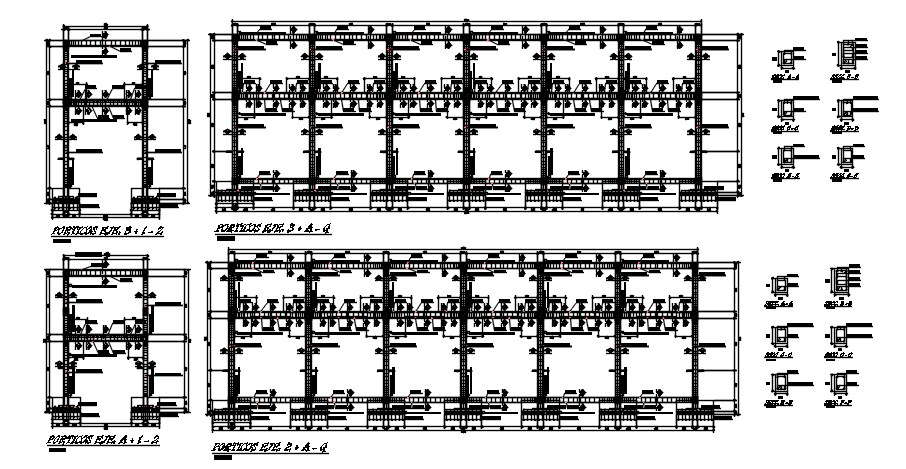 Footing Foundation Design In AutoCAD File