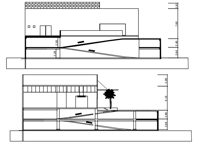 Drawing of restaurant design in dwg file
