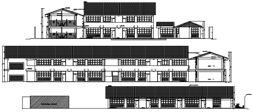 School Layout Plan In DWG File