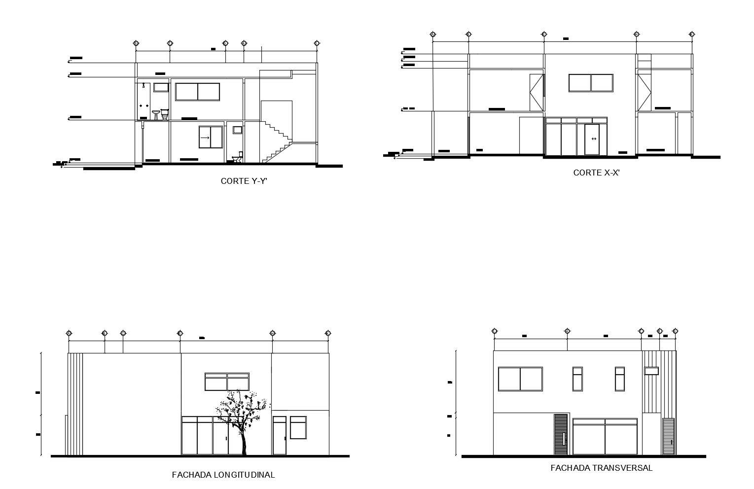House Drawing in AutoCAD File