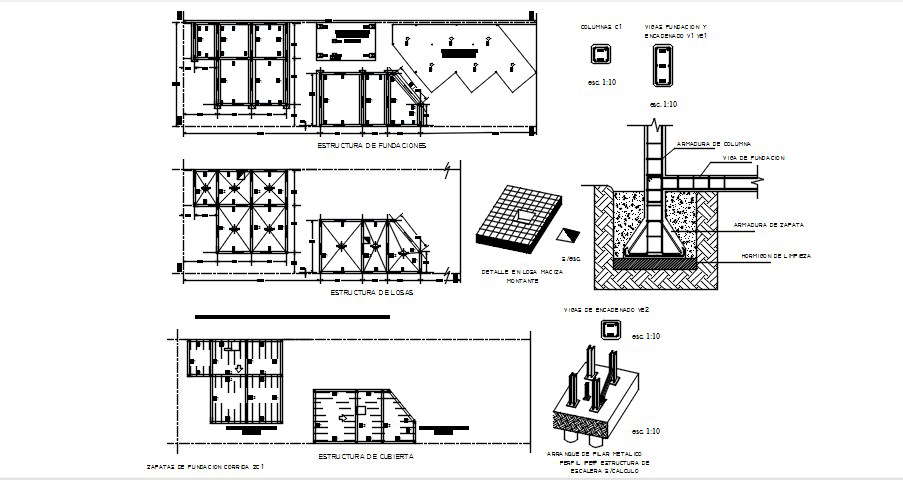 Slab Structure In AutoCAD File