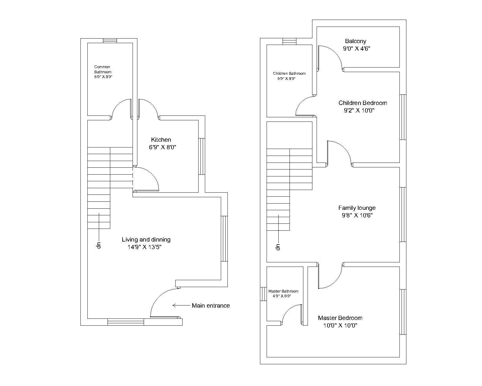 Duplex House Plan