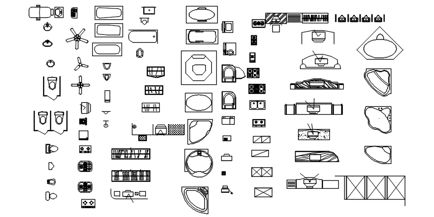 Dwg file of bathroom fixture 