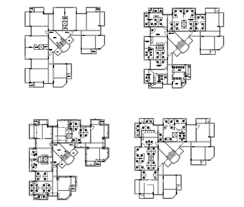 Dwg file of commercial office