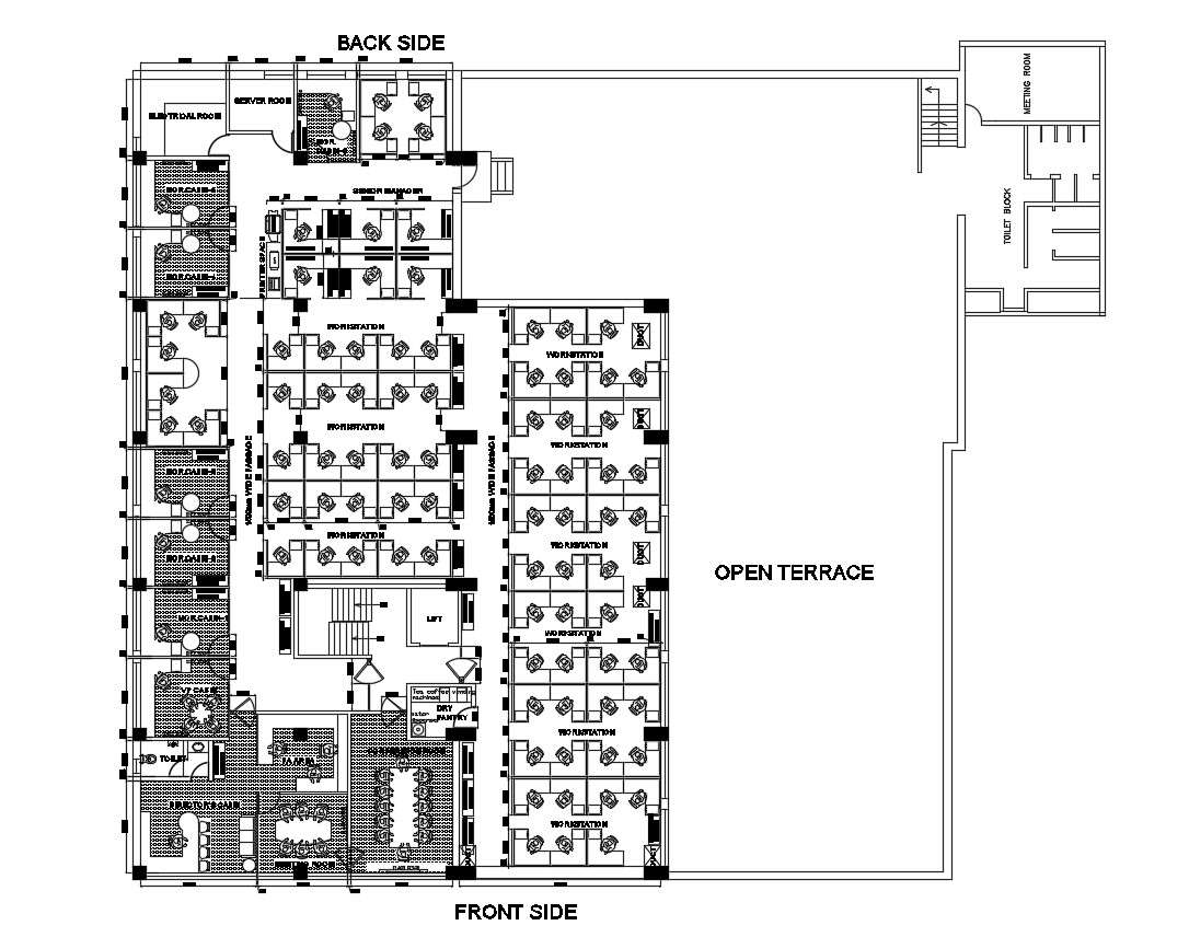 Dwg file of commercial office