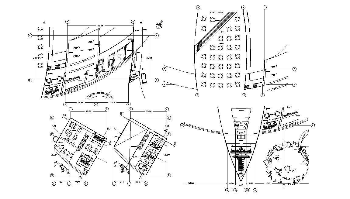 Dwg file of corporate office layout