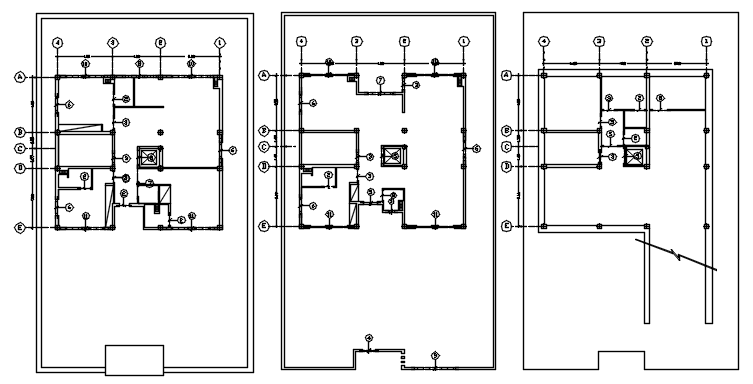 Dwg file of foundation plan 