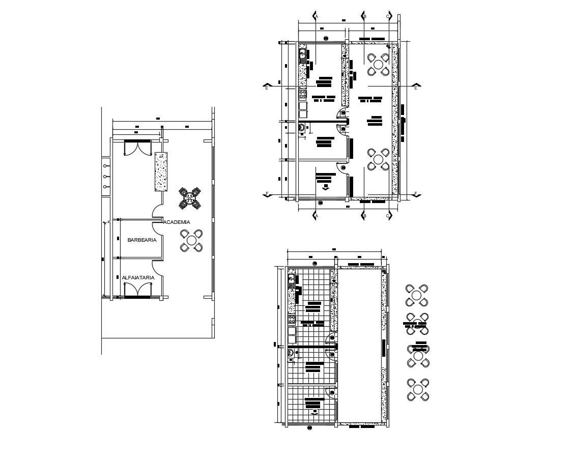 Dwg file of gym drawing