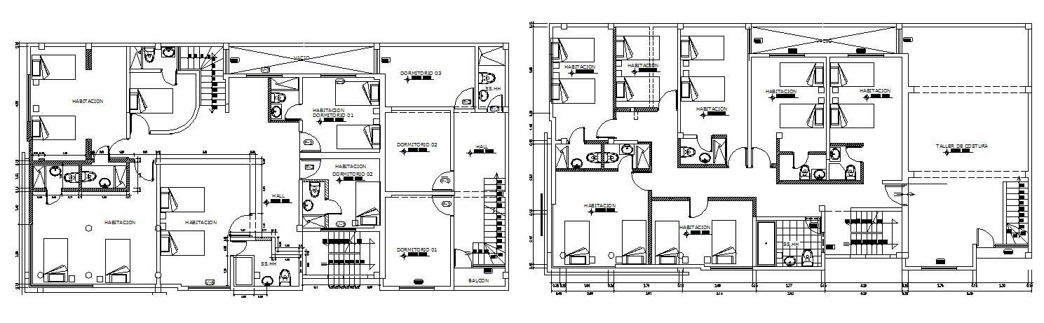 Dwg file of hospital layout 