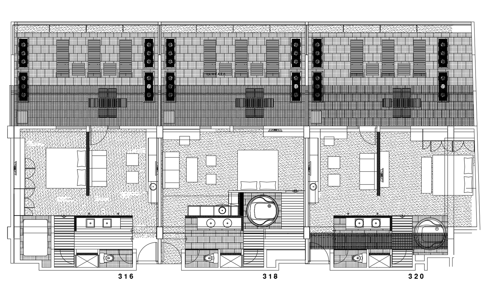 Dwg file of hotel 