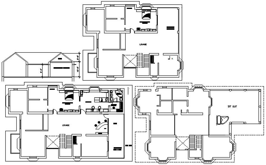 House Layout In AutoCAD File