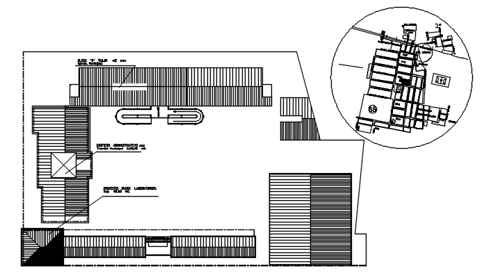 Dwg file of institute layout 