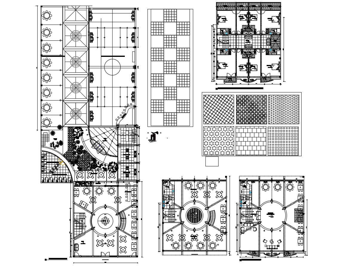 Dwg file of night club layout