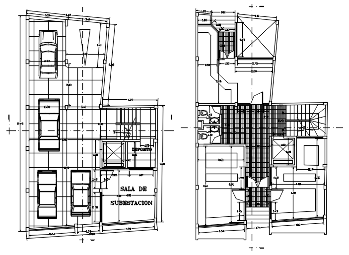 Dwg file of residential apartment layout
