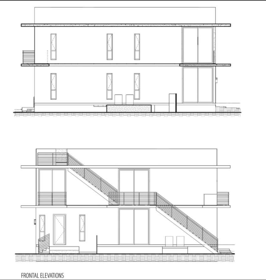 Residential Elevation Design DWG File Download