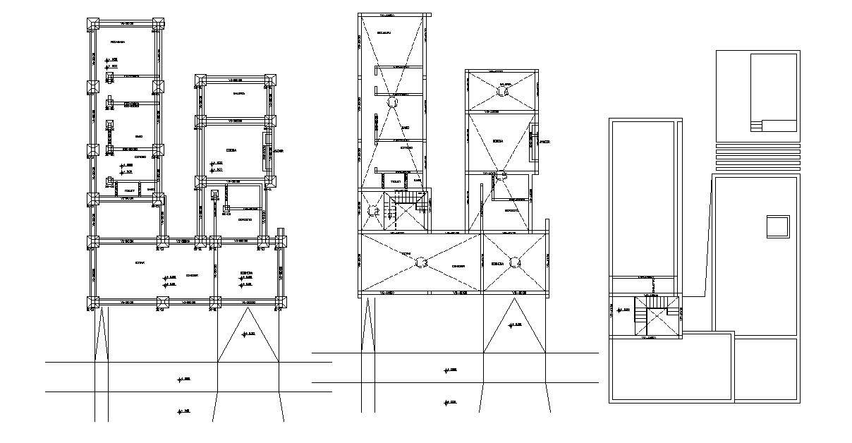 Dwg file of residential house layout