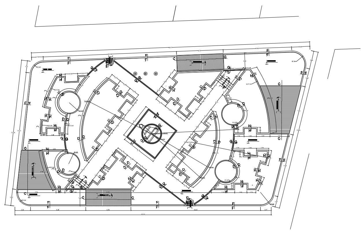 Dwg file of resort layout 