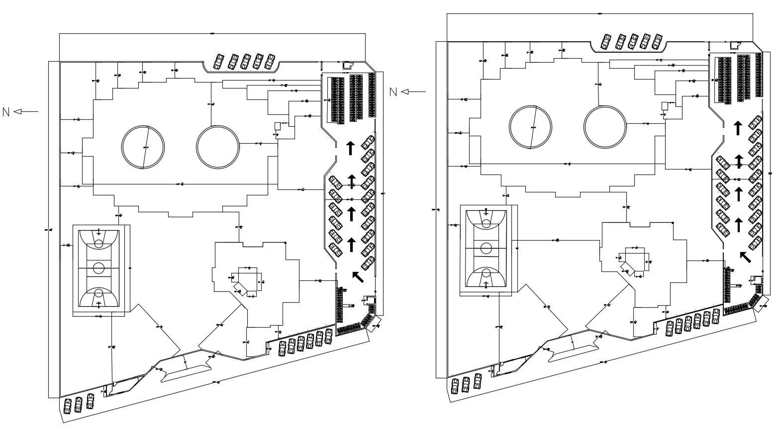 Dwg file of school key plan